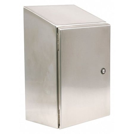 Wiegmann N412483616CSSST - 1/4 Turn Latch Electrical Enclosures, 48 in H, 16 in D, 36 in W, 12, 13, 3 R, 4, 4 X