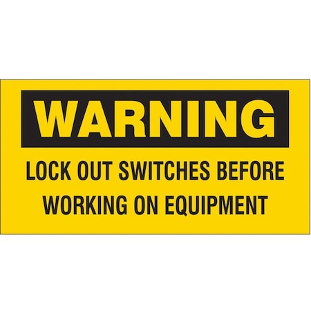 Condor 487C95 - Safety Label,4-1/2" W,4-1/2" H,PK2, 487 C95