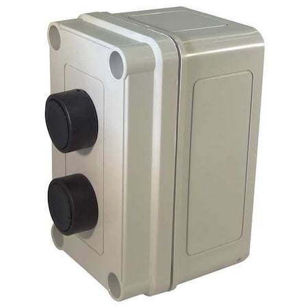 Hoffman VS-PBS20 - Control Station,2 Push Buttons,Blk,2 NO/2 NC