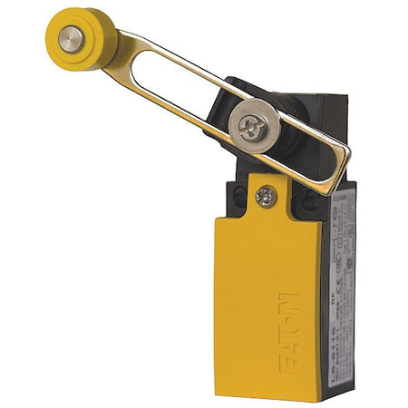 Eaton LSM-11S-RLA - Limit Switch, Roller Lever, Rotary, 1 NC/1 NO, 6 A at 250 V AC, Actuator Location: Side