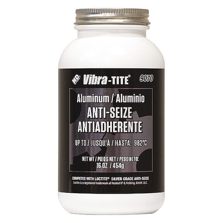 Vibra-Tite 90706 - Anti-Seize, General Purpose, Brush-Top Can, 16 oz, Aluminum Base, 1800 Degrees F Max Op Temp, Paste