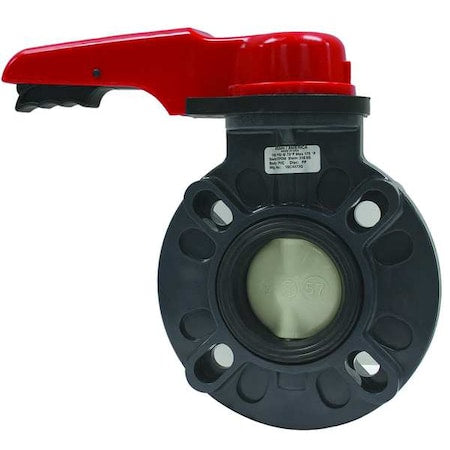 Asahi 173730060 - Butterfly Valve,6" Pipe Size,PVC