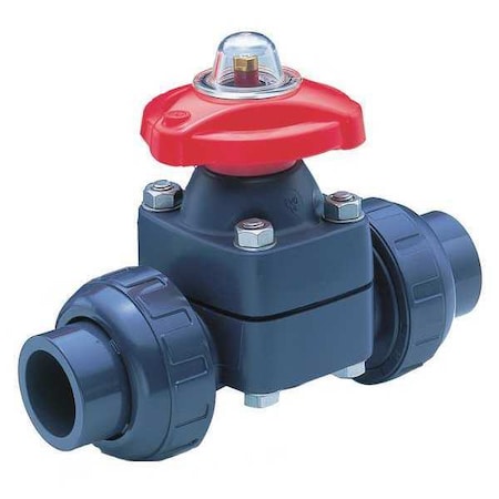 Asahi 1544010 - Diaphragm Valve,7-11/16" L,1" Pipe Size