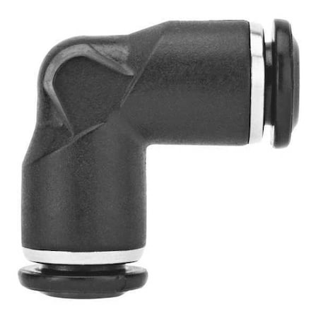 Aignep Usa 60040-05 - Push-Fit Adapter Fitting, Push-to-Connect x Push-to-Connect, 5/16 in Tube OD, Stainless Steel