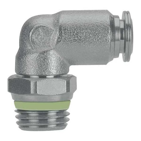 Aignep Usa 60111X-05-02 - Push-Fit Elbow Fitting, Push-to-Connect x Universal, 5/16 in Tube OD, 1/8 in Pipe Size