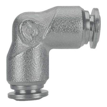 Aignep Usa 60130-05 - Push-Fit Elbow Fitting, Push-to-Connect x Push-to-Connect, 5/16 in Tube OD, Stainless Steel