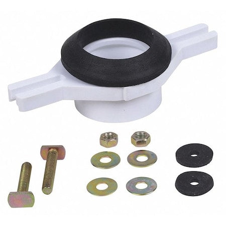 Oatey 43541 - Urinal Flange Kit, PVC, White, Adjustable