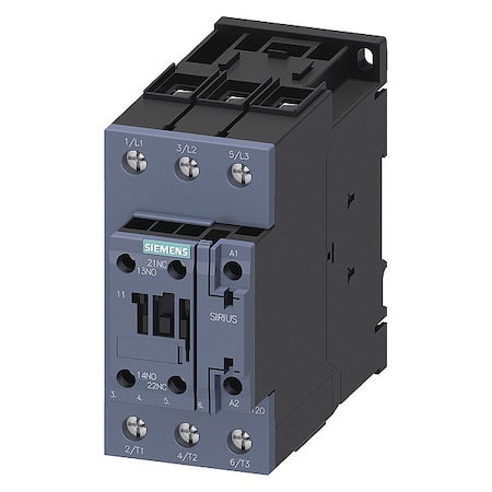 Siemens 3RT20351AL20 - IECPower Contactor,Non-Reversing,230 VAC