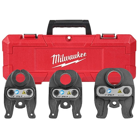 Milwaukee Tool 49-16-2496 - M12 FORCE LOGIC Press Jaw Kit, For 1/2 in to 1 in Carbon Steel, Stainless Steel Pipe