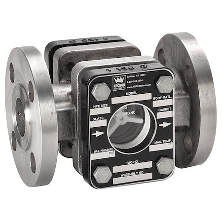 Archon Industries AKF-FR005AC07A - Sight Flow Indicator,4-5/8" L,1/2" Pipe