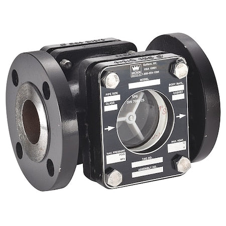 Archon Industries AKF-FR010AA05A - Sight Flow Indicator,5-5/8" L,1" Pipe
