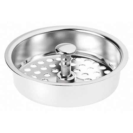 Kohler GP41398-CP - Strainer, Silver, Round, 4-1/2 in Dia
