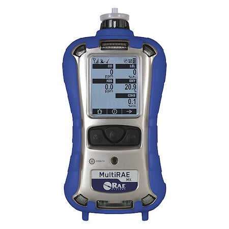 Honeywell MBB3-A1C123E-P20 - Multi RAE MX Multi-Gas Detector, IP65, Audible, Vibrating, Visual, LCD, 12 hr Battery Life