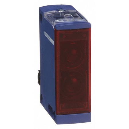 Telemecanique Sensors XUX0ARCTT16 - Multimode Photoelectric Sensor, M16, Right Angle, Rectangular, Selectable Light On/Dark On, Relay NO/NC