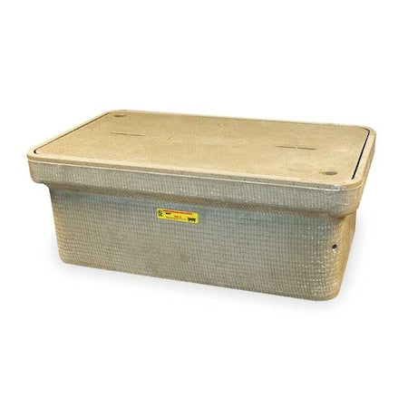 Quazite PG1730Z80117 - Underground Enclosure Assembly, Electric Cover, 12 in H, 32-1/4 in L, 19-1/4 in W, 8,000 lb