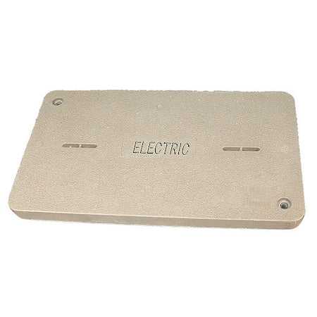 Quazite PG1730HA0017 - Underground Enclosure Cover, Electric Logo, 2 in. H x 17 in. W x 30 in. L, 15000 lb