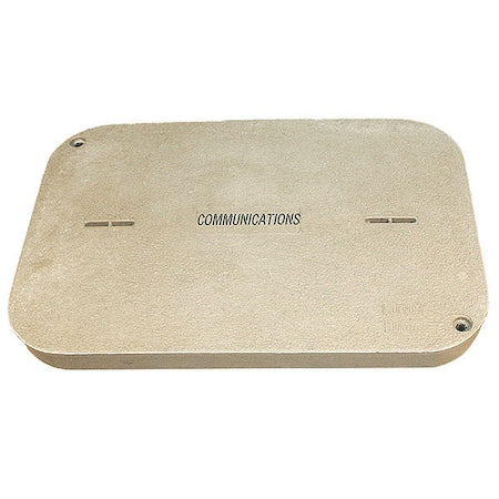 Quazite PG2436CA0012 - Underground Enclosure Cover, Communications Logo, 3 in. H x 24 in. W x 36 in. L, 8000 lb