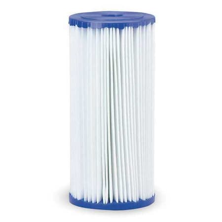 Pentair Pentek 155430-75 - Pleated Filter Cartridge, 20 gpm, 30 Micron, 4-1/2" O.D., 20 in H
