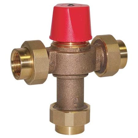 Watts 3/4 LF 1170-UT- M2 3/4" - Mixing Valve,Brass,0.5 to 23 gpm,150 psi