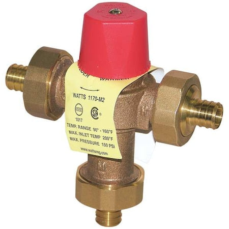 Watts 3/4 LF 1170 PEX - Mixing Valve,Brass,0.5 to 23 gpm