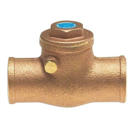 Milwaukee Valve UP1509 1 - 1" Sweat Low Lead Bronze Spring Check Valve