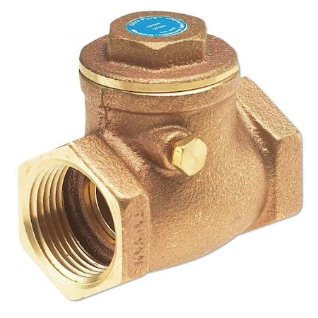 Milwaukee Valve UP509 1 1/4 - 1-1/4" Threaded Low Lead Bronze Spring Check Valve