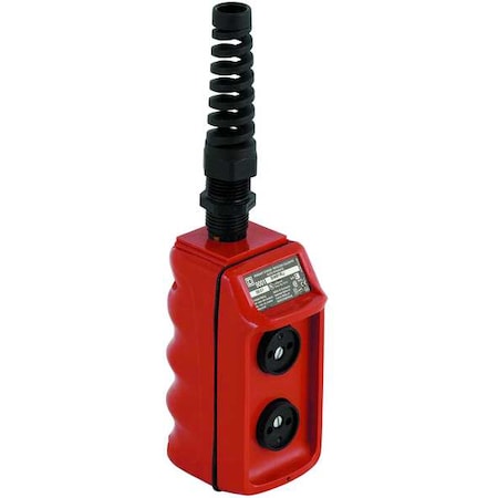Square D 9001BW92R - Pendant Control Station,Dead-End,2 Buttons