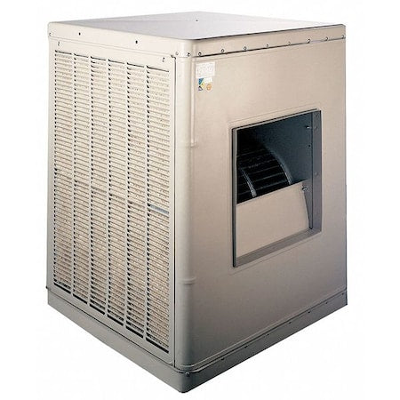 Champion Cooler 7K596 - Ducted Evaporative Cooler, 7,500 cfm, 4,000 sq ft, 20 gal, 3/4 hp, Belt, 3 Phase