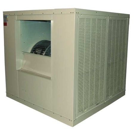 Champion Cooler 7K584 - Ducted Evaporative Cooler, 18,000 cfm, 10,000 sq ft, 50 gal, 3 hp, Belt, 115 V Pump