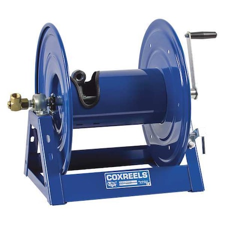 Coxreels 1125-5-200 - Hand Crank Hose Reel,200 ft,3/4" ID,Blue