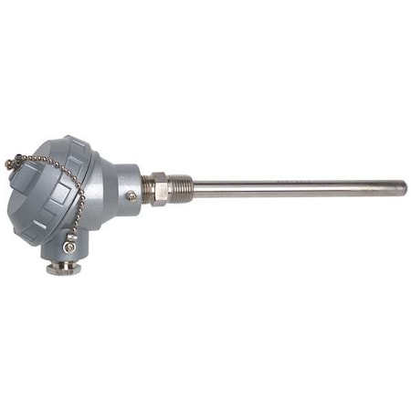 Tempco RTD00703 - Temp Probe, 3-Wire, Straight, 0.25 in