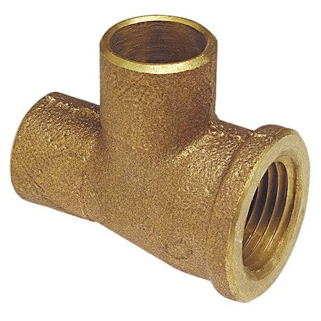 Nibco 714LF-34 - 3/4" C x FNPT x C Lead Free Cast DZR Brass Tee