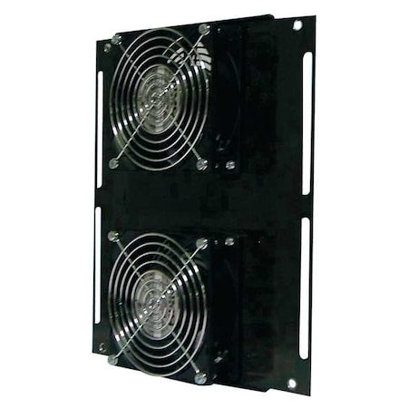Rittal 9969937 - Equipment Rack Air-Distribution Fan, Square, 115 V AC, 1 Phase, Aluminum, 8 5/16 in W.