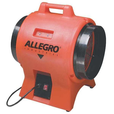 Allegro Industries 9539-12 - Confined Space Fan,Orange,14" W