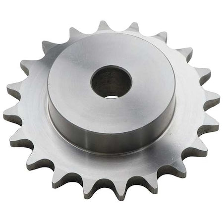 Tsubaki 40B18SS - Single Strand Sprocket, Plain, 40 Chain Size, 5/8 Bore Dia., 18 # of Teeth