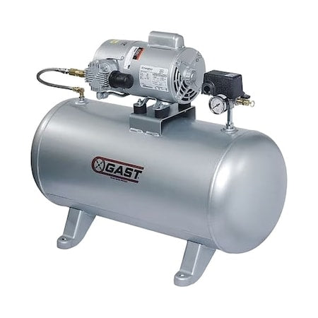 Gast 5HCD-101T-M550NGX - Electric Air Compressor, 0.75 hp,1 Stage