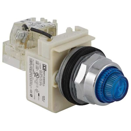 Schneider Electric 9001KT35LLL31 - Push to Test Pilot Light,Blue,LED