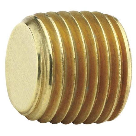 Parker 219P-6 - Brass Countersunk Hex Head Plug, MNPT, 3/8" Pipe Size
