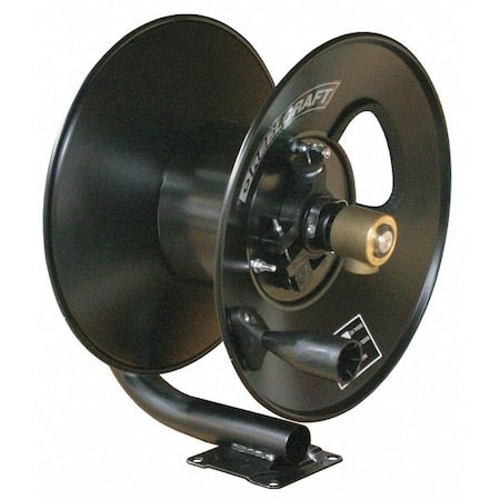 Reelcraft CT6050HN - Hand Crank Hose Reel,50 ft,3/8" ID,Blck