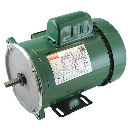 Dayton 5K046 - Auger Drive Motor, Capacitor-Start, 3/4 HP, 115/230 V AC, 1,725 Nameplate RPM, 56 YZ Frame