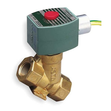 Asco 8222G005 - Solenoid Valve, 2-Way, 2-Position, Normally Closed, 3/4 in Pipe Size, 120 V AC, High Temperature