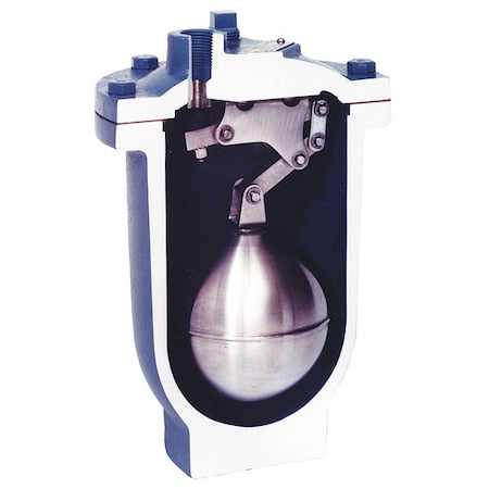Val-Matic 38R01-2HT-C6B5Y - Air Release Valve,FNPT,1 x 1/2,CI