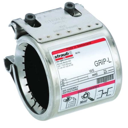 Straub G20501-SI - Pipe Coupling,2 Bolts,2-1/2" Pipe Sz