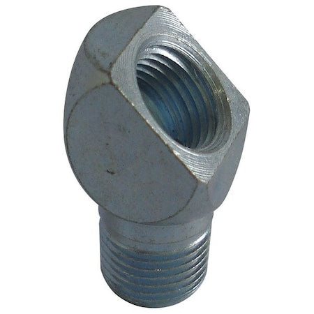 Westward 5NUF7 - Grease Fitting Adapter,Steel,45 ,PK5