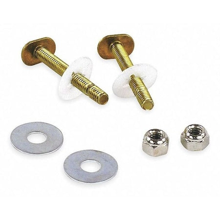 Harvey 051101 - Bolt Set, Toilet, 1/4"