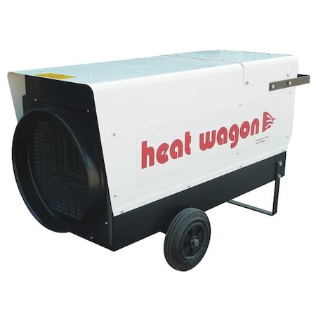 Heat Wagon P6000 - Portable Electric Salamander Heater, 24,000/48,000/60,000, 440/480 V AC, 3 Phase, Non-Oscillating