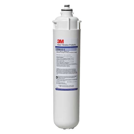 3M Filtration CFS9112-S - Quick-Connect Filter,1.5gpm,33/8in Dia