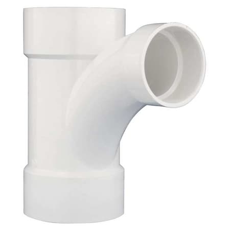 N/A 05267 - PVC Wye and 45 Degree Elbow, Hub, 6 in x 6 in x 4 in Pipe Size