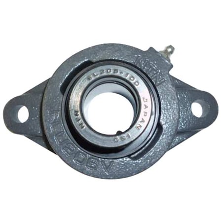 Ntn UELFLU-1.1/2M - Flange Bearing, 2-Bolt, Ball, 1-1/2" Bore