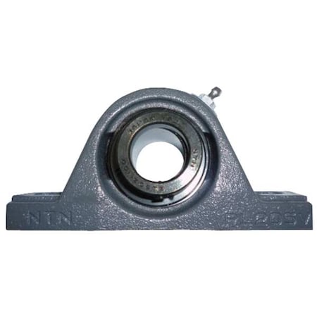 Ntn UELP-1M - Pillow Block Bearing, Cast Iron Housing Material, Eccentric Locking Collar, Ball, 1 in Dia, Alloy Steel Insert Material